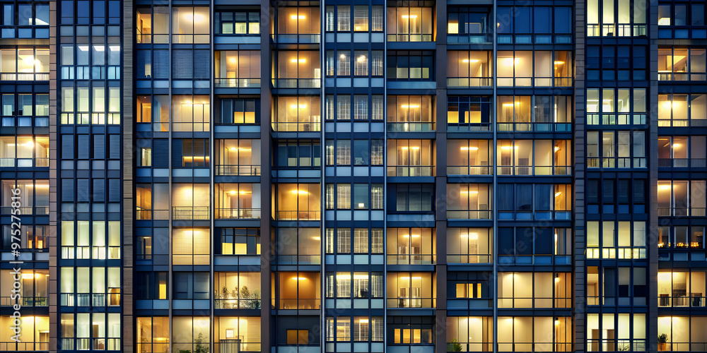 Seamless texture of glowing modern building windows at night, modern, building, architecture, windows, night, cityscape Seamless texture of glowing modern building windows at night, modern, building, architecture, windows, night, cityscape