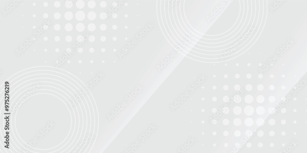 White geometric abstract background overlap layer on bright space with lines effect decoration. Modern graphic design element circles White geometric abstract background overlap layer on bright space with lines effect decoration. Modern graphic design element circles