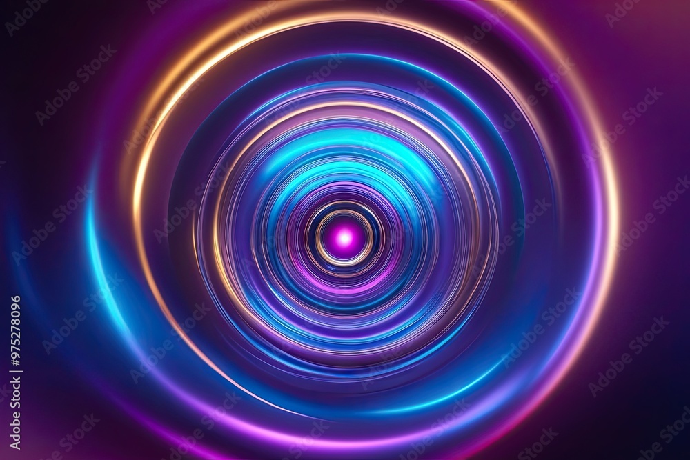 Vibrant Interactive Luminous Gradient Landscape in Purple Blue and Gold Vibrant Interactive Luminous Gradient Landscape in Purple Blue and Gold