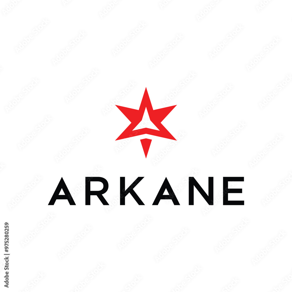red letter A logo design template red letter A logo design template