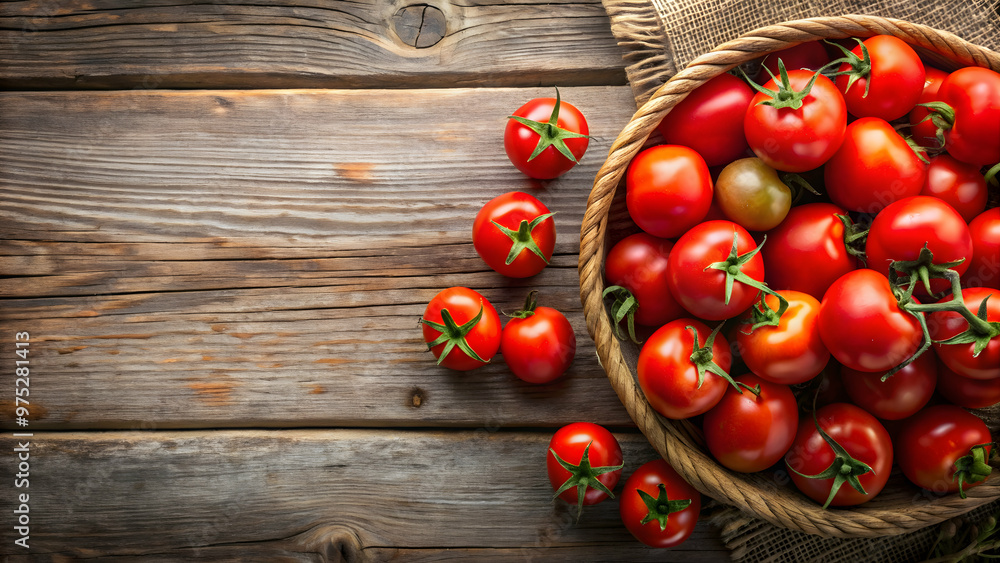Top view of fresh tomatoes under natural lighting, suitable for ketchup sauce ad , tomatoes, top view, natural lighting, ketchup, sauce Top view of fresh tomatoes under natural lighting, suitable for ketchup sauce ad , tomatoes, top view, natural lighting, ketchup, sauce