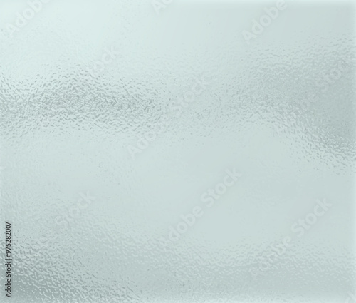 Light matte Glass Ribbed Texture surface Transparent background. Plastic foil Stained glass effect. Frosted winter Clear window. White gray gradient transparent vector Plexiglass overlay backdrop.