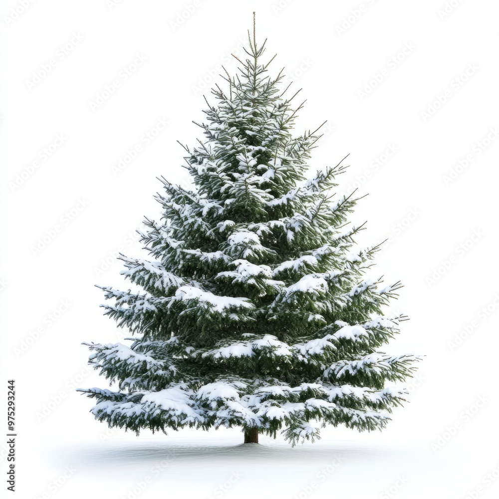 Christmas tree isolated on white background Christmas tree isolated on white background