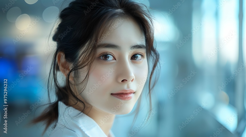 Close-Up of an Asian Woman’s Face for Skin Care Concept – Perfect for Beauty, Skincare Solutions, and Personal Care Illustrations Showcasing Radiant and Healthy Skin Close-Up of an Asian Woman’s Face for Skin Care Concept – Perfect for Beauty, Skincare Solutions, and Personal Care Illustrations Showcasing Radiant and Healthy Skin