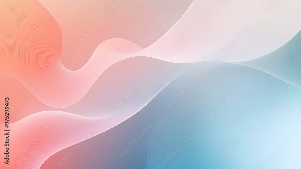 Naklejka premium Soft gradient backdrop with faint tech elements for an understated design
