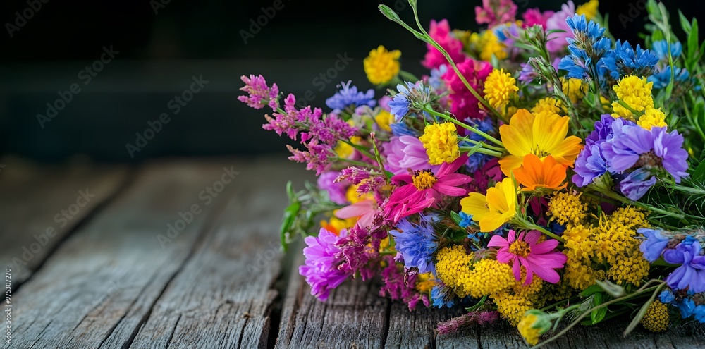Colorful Bouquet of Wildflowers Colorful Bouquet of Wildflowers