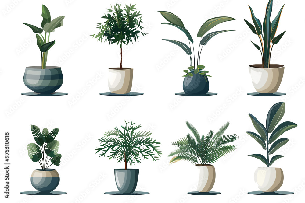 Collection of Potted Plants Collection of Potted Plants