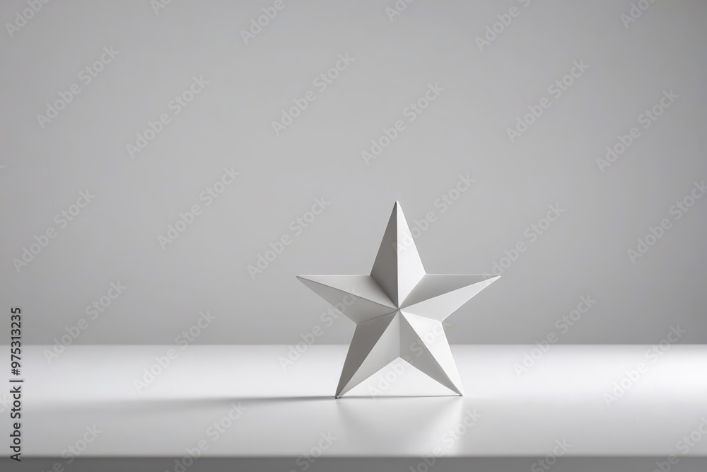 a white star on a gray background a white star on a gray background