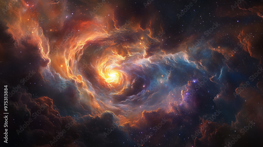 A colorful galaxy and nebula clouds in space, showcasing stars and the cosmos in a vibrant universe. This astronomical background captures the beauty of a supernova and the wonders of astronomy A colorful galaxy and nebula clouds in space, showcasing stars and the cosmos in a vibrant universe. This astronomical background captures the beauty of a supernova and the wonders of astronomy
