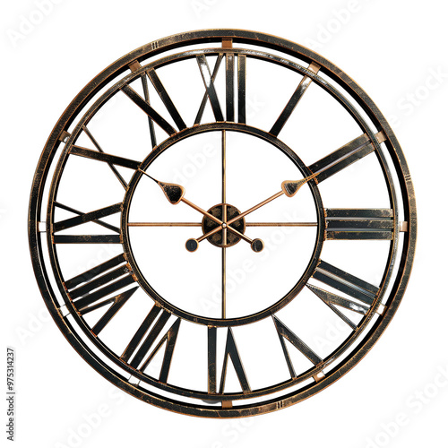 Large Roman Numeral Clock photo