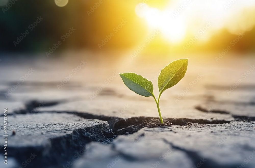 A small green plant sprouting from cracked concrete, symbolizing new life and growth in urban environments.
A small green plant sprouting from cracked concrete, symbolizing new life and growth in urban environments.