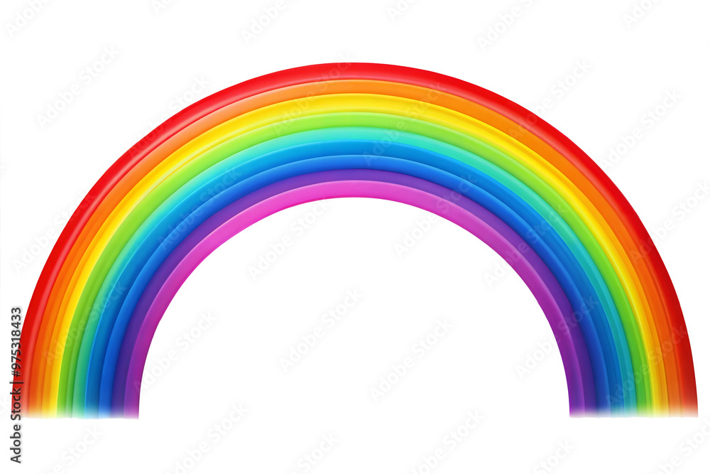 rainbow cut out. Isolated on Transparent background. Copy space. rainbow cut out. Isolated on Transparent background. Copy space.