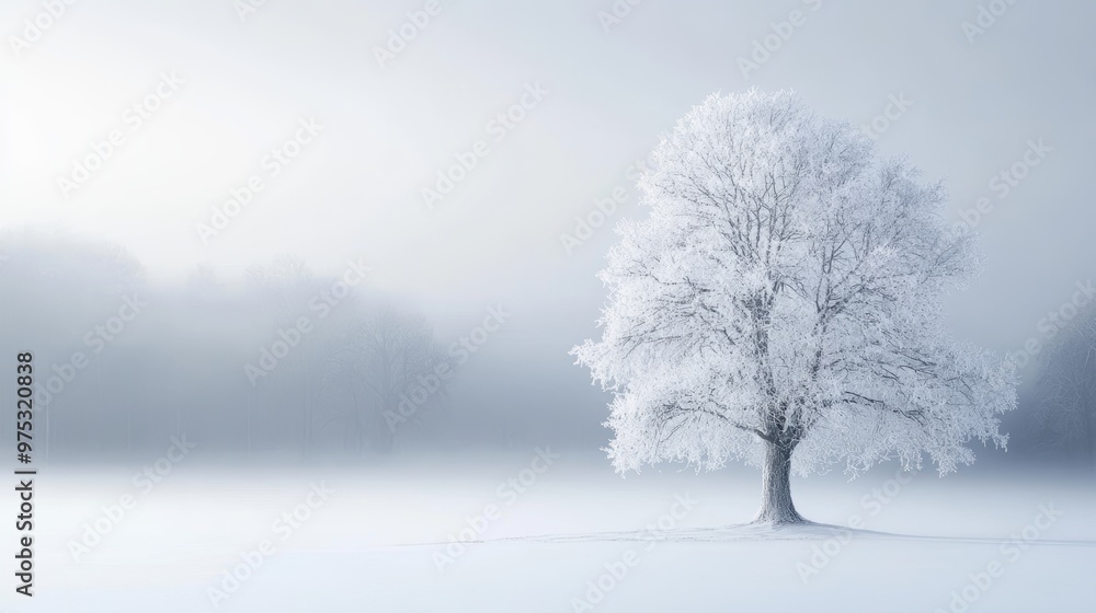 Fototapeta premium A tranquil sea of white the papers fine grain texture like early morning frost on a windowpane