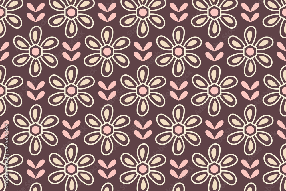 Fabric Prints' Beauty. Seamless Patterns with Mosaic Ornaments Fabric Prints' Beauty. Seamless Patterns with Mosaic Ornaments