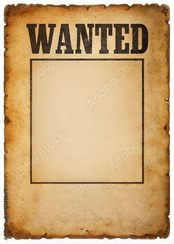 Wanted Poster of Cowboy
