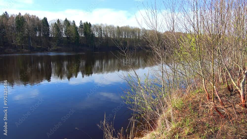 Beautiful spring landscape in Verkhovye Beautiful spring landscape in Verkhovye