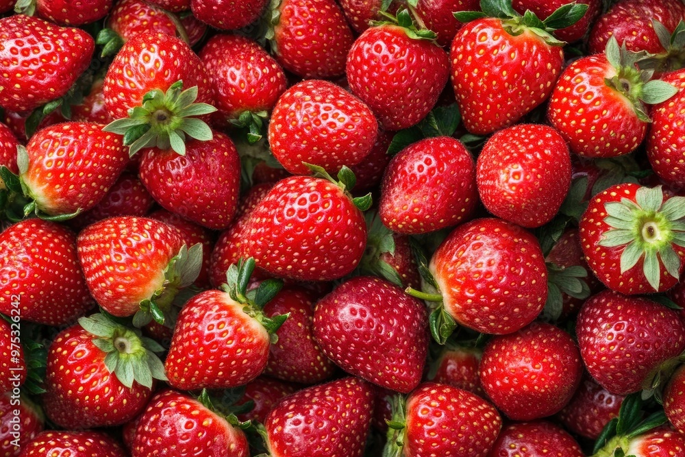 Texture of sweet fresh strawberries as background, closeup , ai Texture of sweet fresh strawberries as background, closeup , ai
