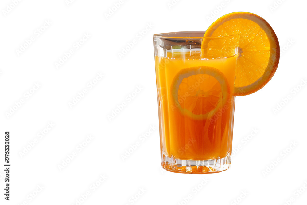 Glass of Orange Juice with Slice Glass of Orange Juice with Slice