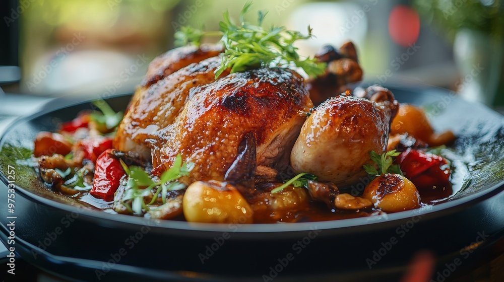 Parts of the duck are stewed with stewed ingredients including the legs meat and mouth. Choose to focus on the duck legs. Parts of the duck are stewed with stewed ingredients including the legs meat and mouth. Choose to focus on the duck legs.