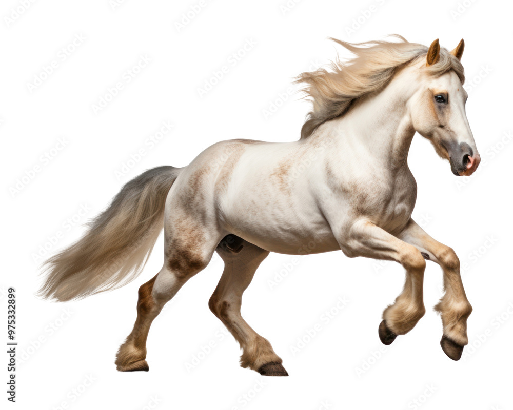 Obraz premium PNG Horse runing stallion animal mammal.