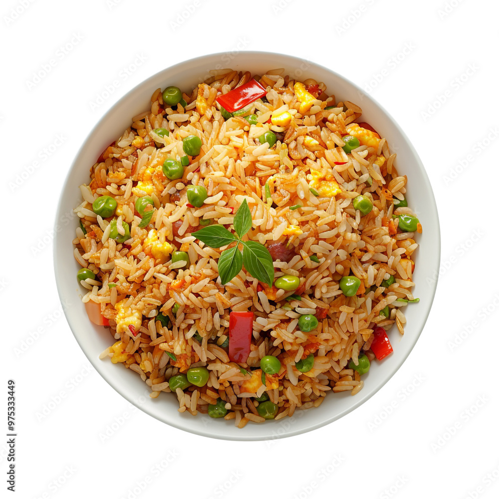Delicious Fried Rice with Vegetables and Egg Delicious Fried Rice with Vegetables and Egg