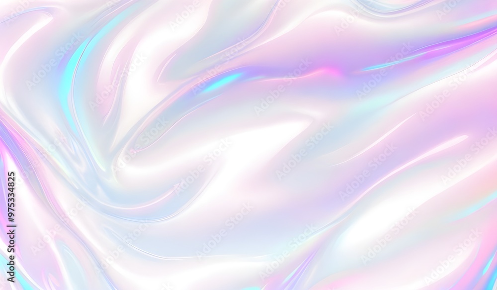 Holographic background seamless trendy iridescent light foil texture. Soft holographic pastel unicorn marble background pattern. Modern pearlescent blurry abstract swirl illustration.
Holographic background seamless trendy iridescent light foil texture. Soft holographic pastel unicorn marble background pattern. Modern pearlescent blurry abstract swirl illustration.