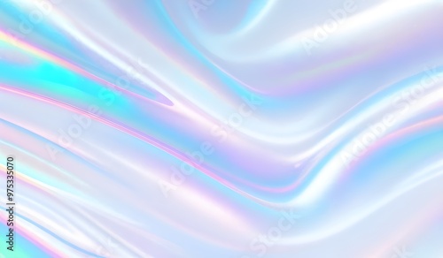 Wallpaper Mural Holographic background seamless trendy iridescent light foil texture. Soft holographic pastel unicorn marble background pattern. Modern pearlescent blurry abstract swirl illustration.	
 Torontodigital.ca