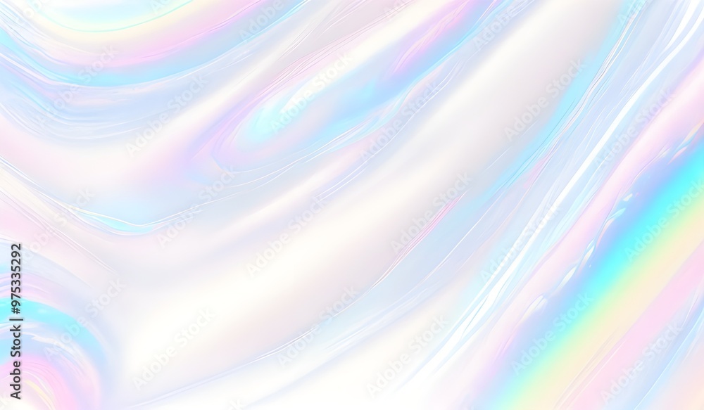 Holographic background seamless trendy iridescent light foil texture. Soft holographic pastel unicorn marble background pattern. Modern pearlescent blurry abstract swirl illustration.
Holographic background seamless trendy iridescent light foil texture. Soft holographic pastel unicorn marble background pattern. Modern pearlescent blurry abstract swirl illustration.