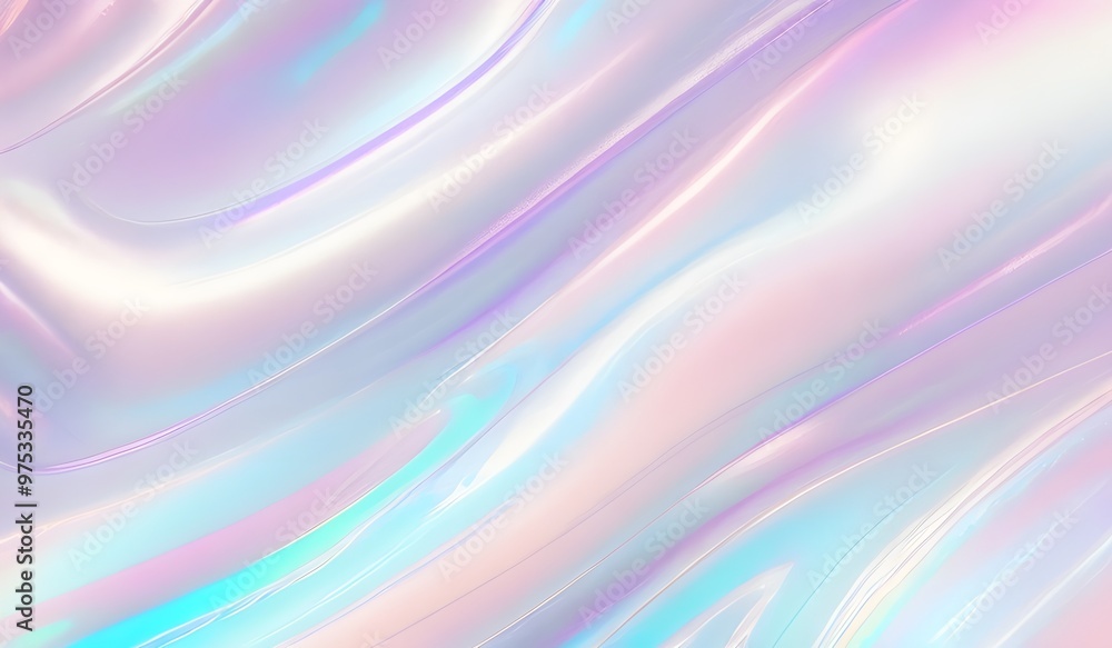 Holographic background seamless trendy iridescent light foil texture. Soft holographic pastel unicorn marble background pattern. Modern pearlescent blurry abstract swirl illustration.
Holographic background seamless trendy iridescent light foil texture. Soft holographic pastel unicorn marble background pattern. Modern pearlescent blurry abstract swirl illustration.