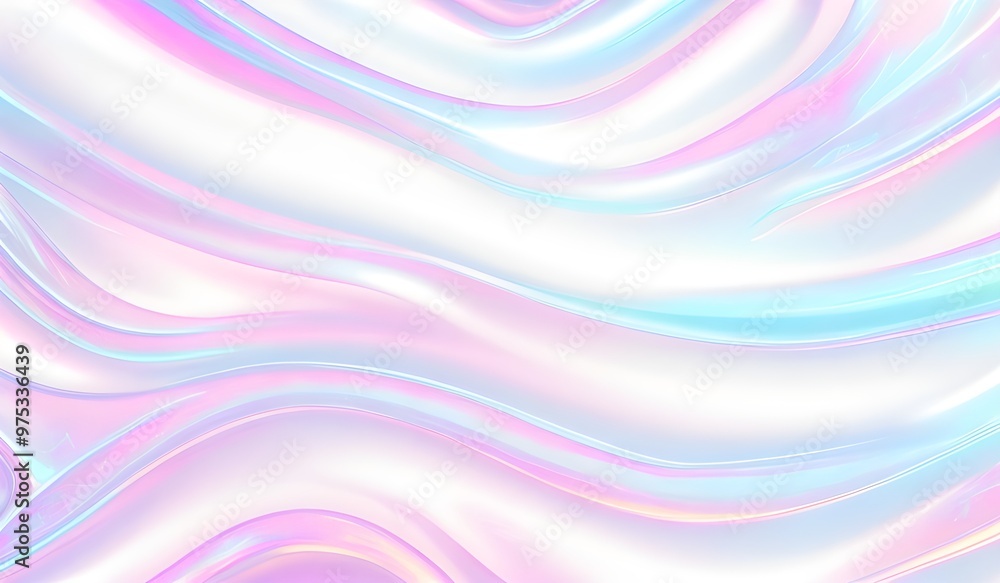 Holographic background seamless trendy iridescent light foil texture. Soft holographic pastel unicorn marble background pattern. Modern pearlescent blurry abstract swirl illustration.
Holographic background seamless trendy iridescent light foil texture. Soft holographic pastel unicorn marble background pattern. Modern pearlescent blurry abstract swirl illustration.