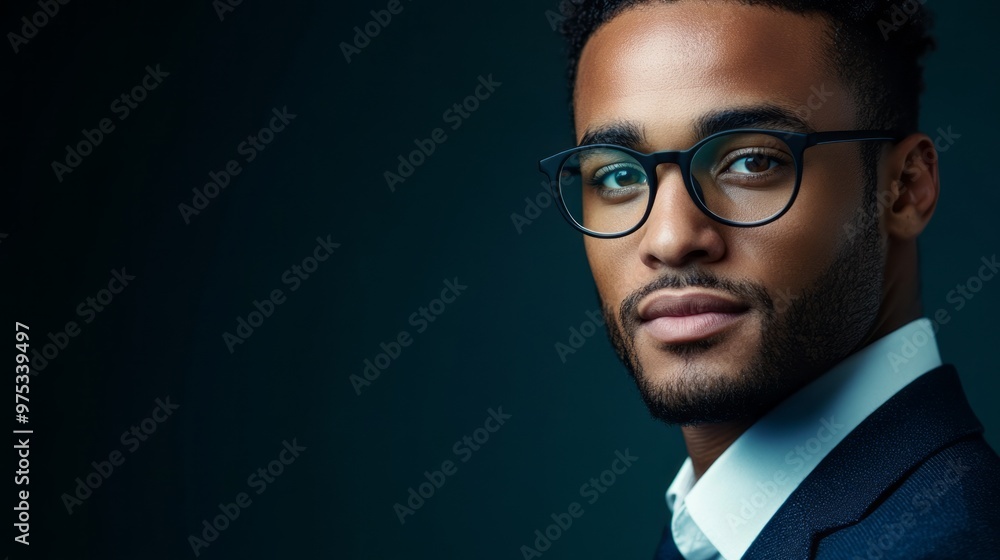 Sharp Dressed Man: Stylish Businessman in Glasses Poses for a Professional Shoot Sharp Dressed Man: Stylish Businessman in Glasses Poses for a Professional Shoot