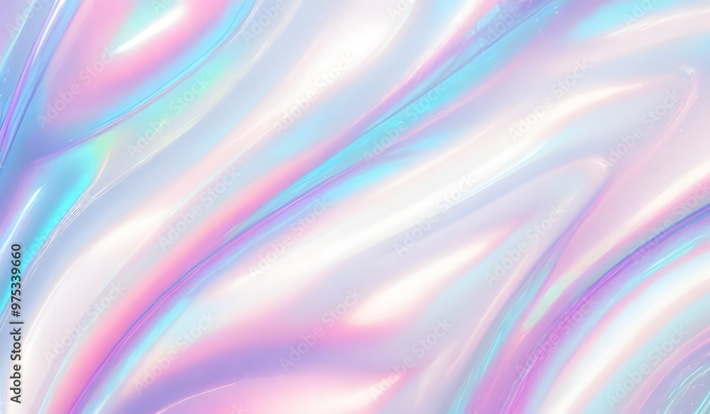Holographic background seamless trendy iridescent light foil texture. Soft holographic pastel unicorn marble background pattern. Modern pearlescent blurry abstract swirl illustration.
Holographic background seamless trendy iridescent light foil texture. Soft holographic pastel unicorn marble background pattern. Modern pearlescent blurry abstract swirl illustration.