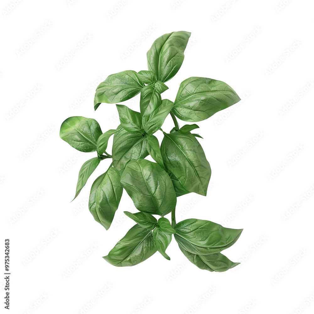 Fresh Basil Sprig Fresh Basil Sprig