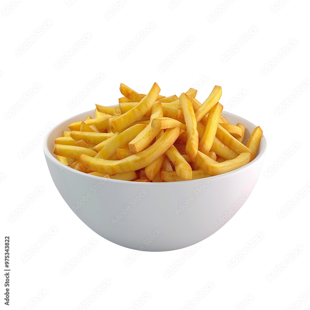 Bowl of Crispy French Fries Bowl of Crispy French Fries