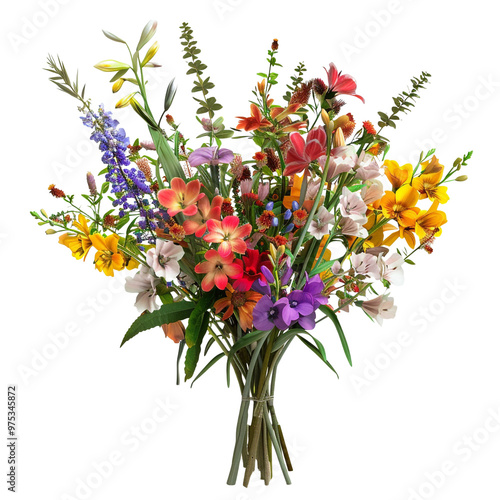 A Vibrant Bouquet of Summer Blooms