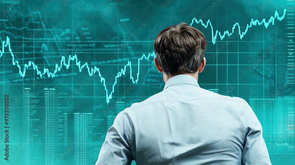 Focused Analyst Examining Dynamic Data on Illuminated Screen – Ultra-High Detail Editorial Image Focused Analyst Examining Dynamic Data on Illuminated Screen – Ultra-High Detail Editorial Image