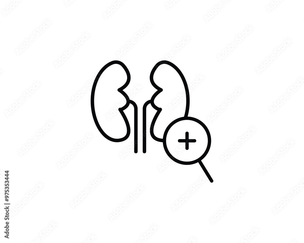 Kidney icon vector symbol design illustration Kidney icon vector symbol design illustration