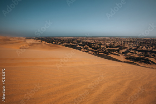 sand dunes in the desert photo