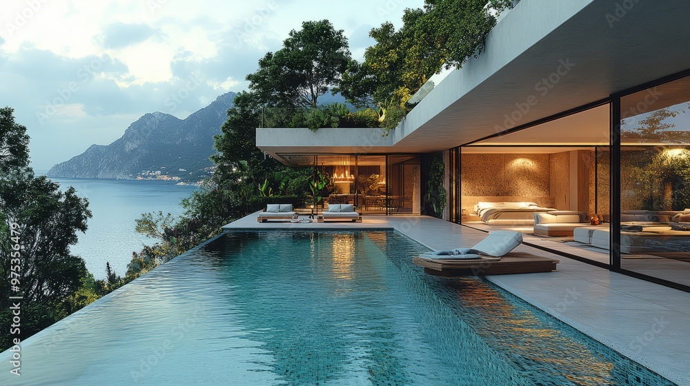 Modern Luxury Villa with Infinity Pool and Breathtaking Ocean Views: A ...