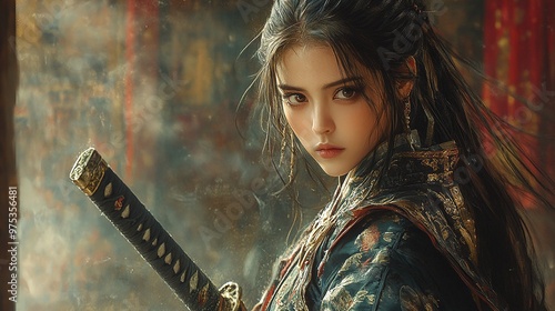 Warrior Woman with Sword
