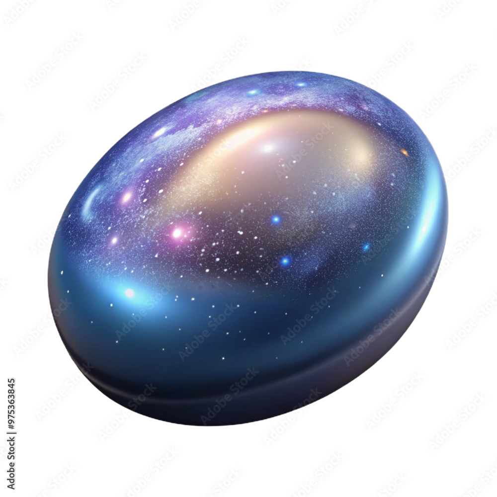 Obraz premium Milky Way 3d cartoon style illustration