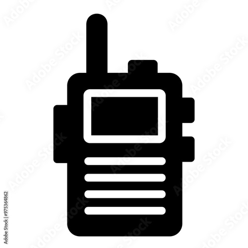 walkie talkie Solid icon