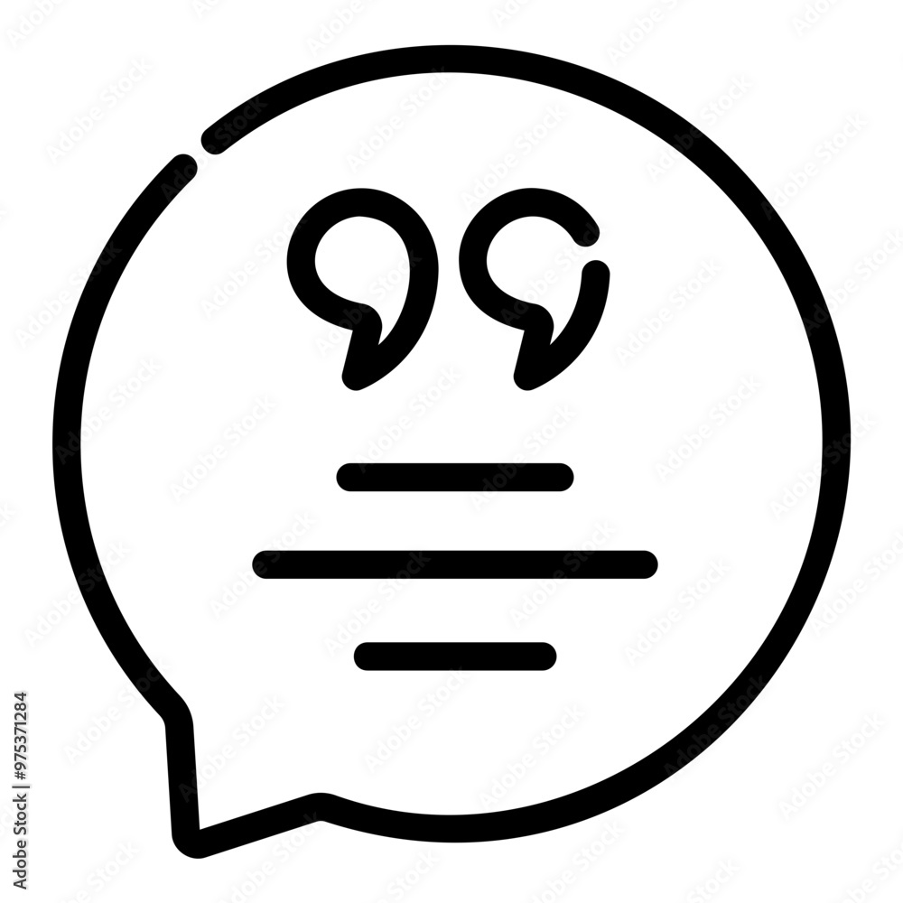 quote Line Icon
