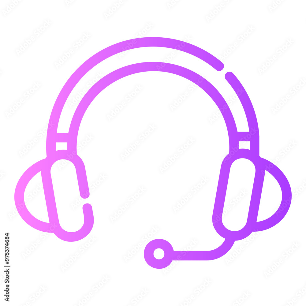 headphone Gradient icon headphone Gradient icon