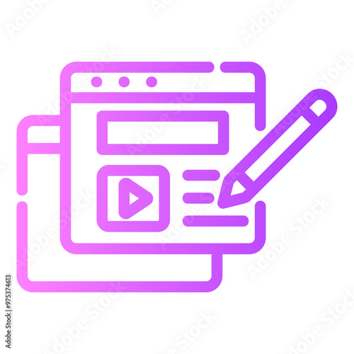 biongging Gradient icon
