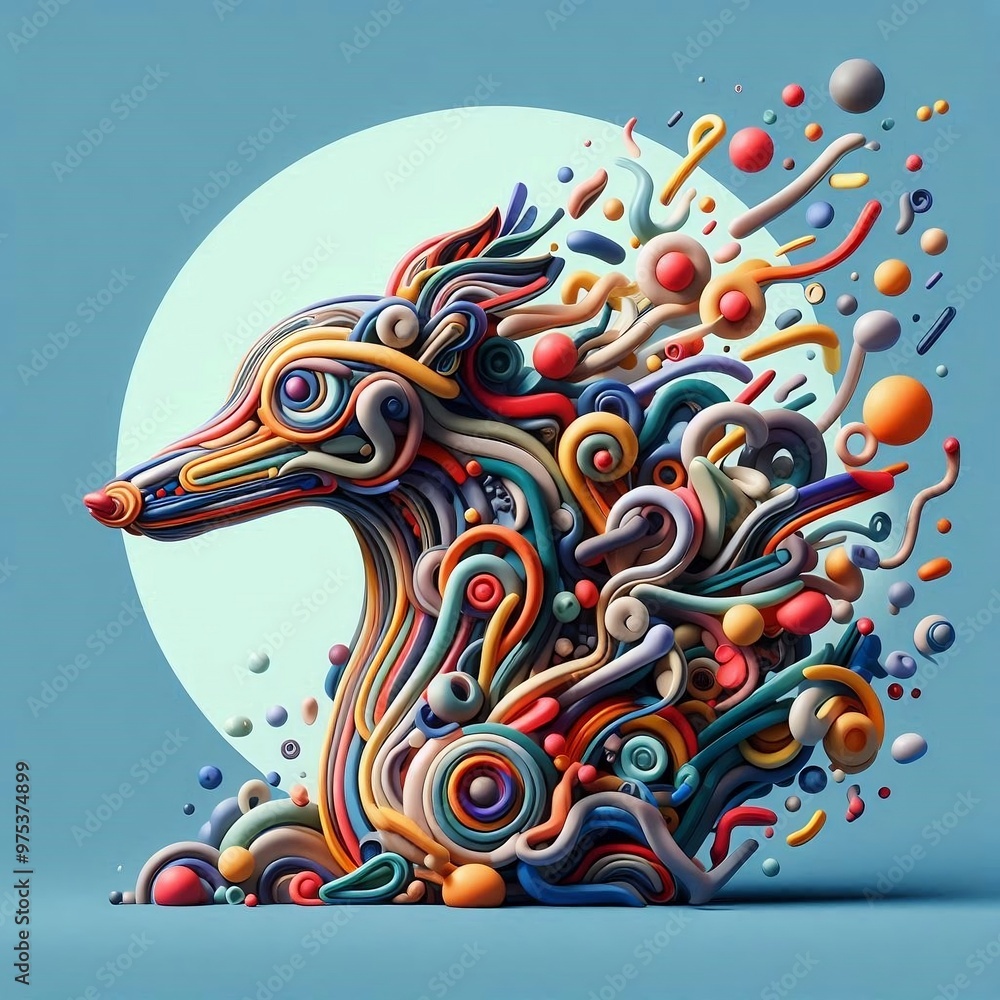 Colorful Italian Greyhound Colorful Italian Greyhound
