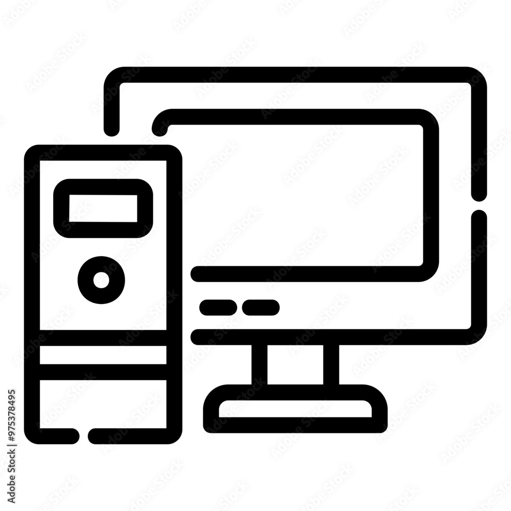 workspace Line Icon workspace Line Icon