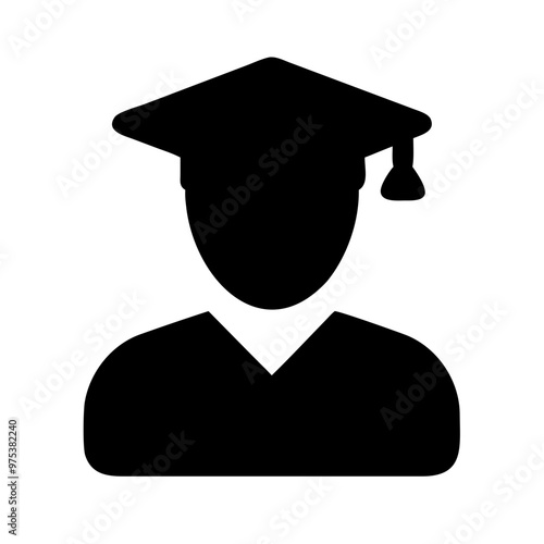 Graduate Profile Silhouette for Educational Projects