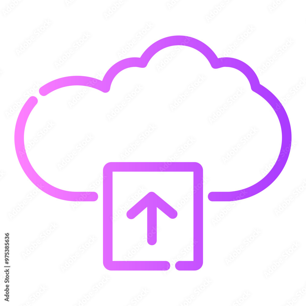file upload Gradient icon file upload Gradient icon