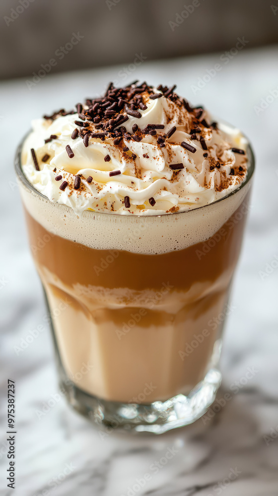 Creamy milk tea topped with fresh cream and chocolate sprinkles creates delightful treat. This indulgent beverage is perfect for any occasion, offering rich and satisfying flavor Creamy milk tea topped with fresh cream and chocolate sprinkles creates delightful treat. This indulgent beverage is perfect for any occasion, offering rich and satisfying flavor